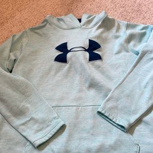 Teal Under Armour Logo Hoodie